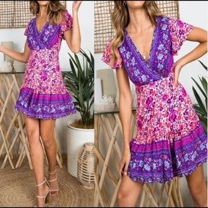 Fun, Girly, Purple Ruffle Dress!